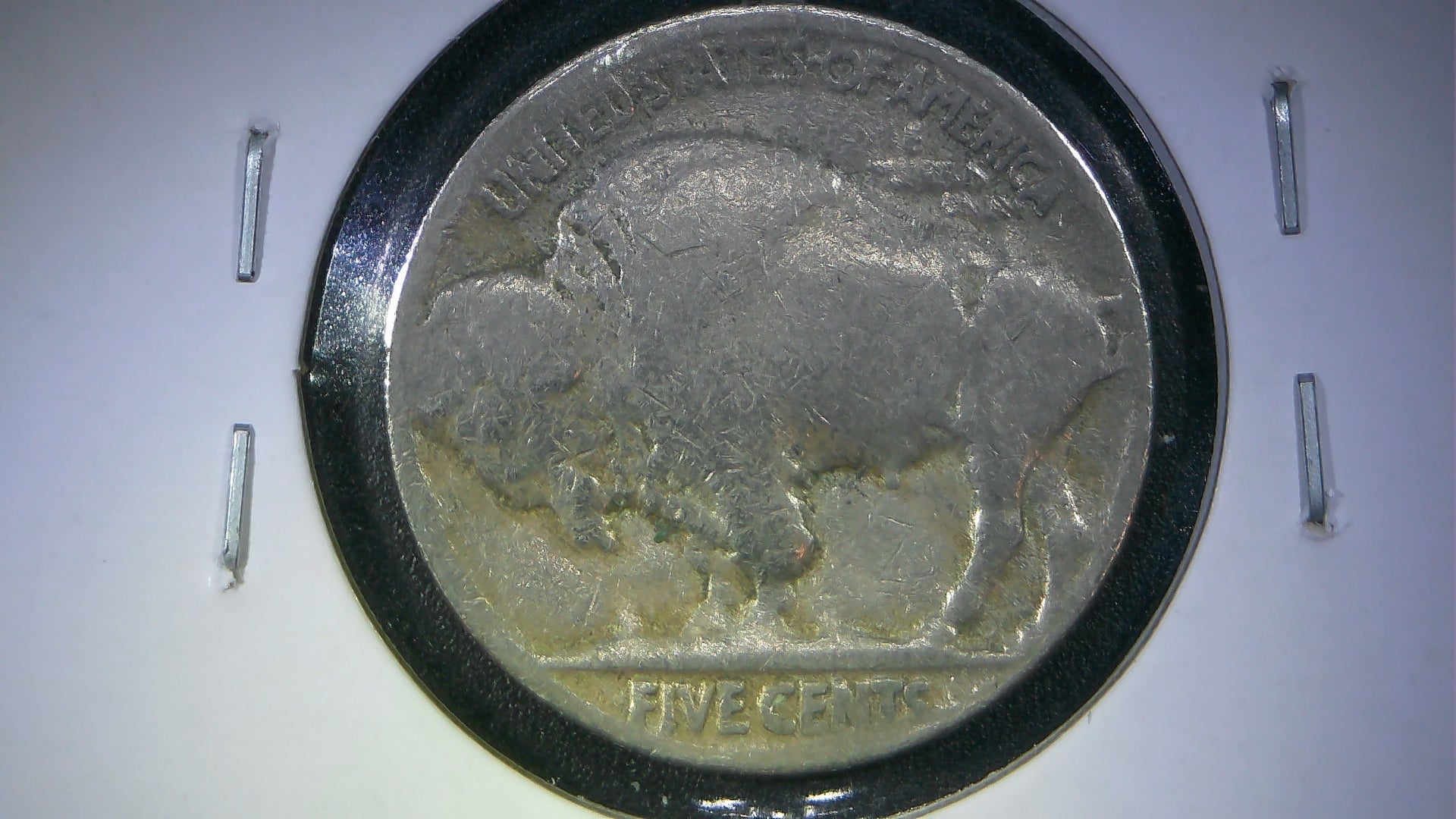 1920-P Buffalo nickel F-12