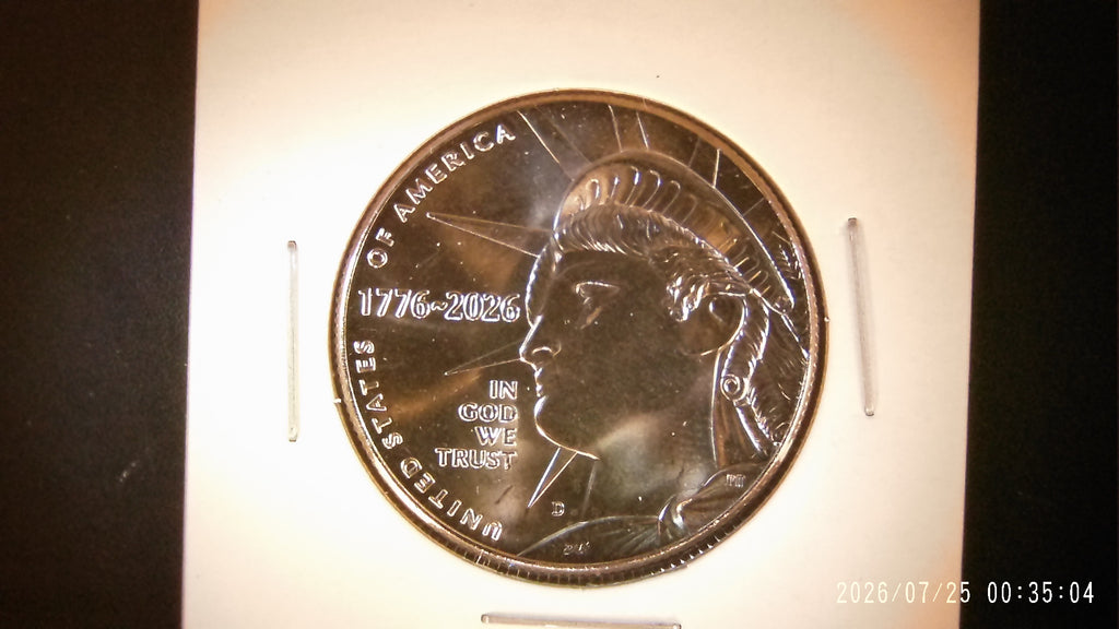 Enduring liberty 50c coin 1776-2026 Semiquincentennial