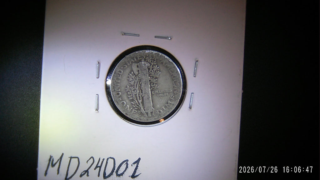 1924-D Mercury Dime F12