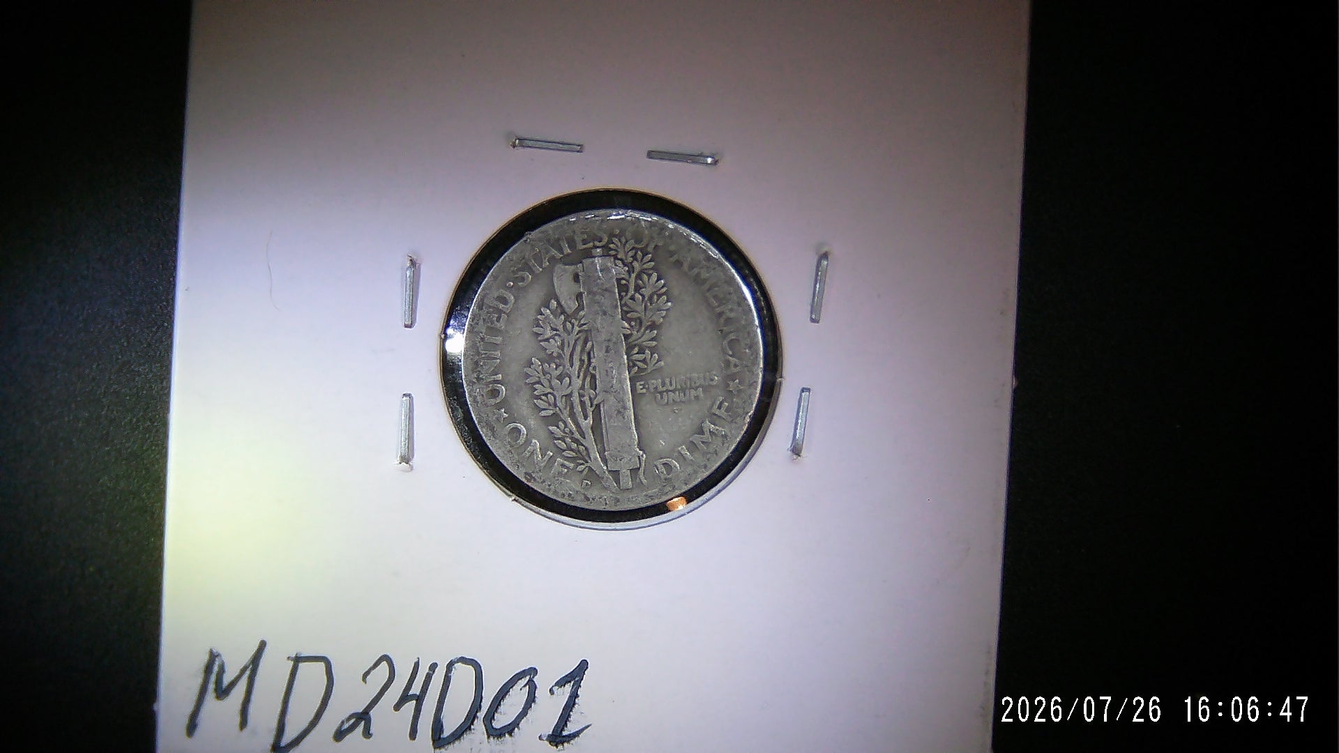 1924-D Mercury Dime F12