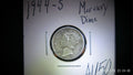 1944-S Mercury Dime AU50
