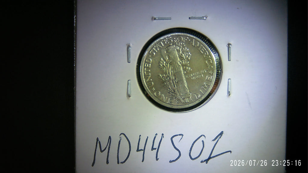 1944-S Mercury Dime AU50