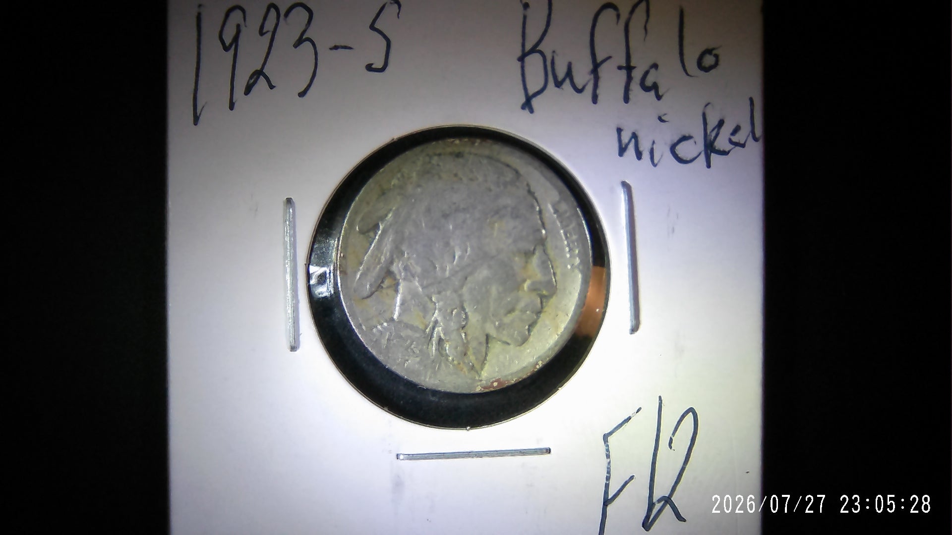 1923-S Buffalo Nickel F12