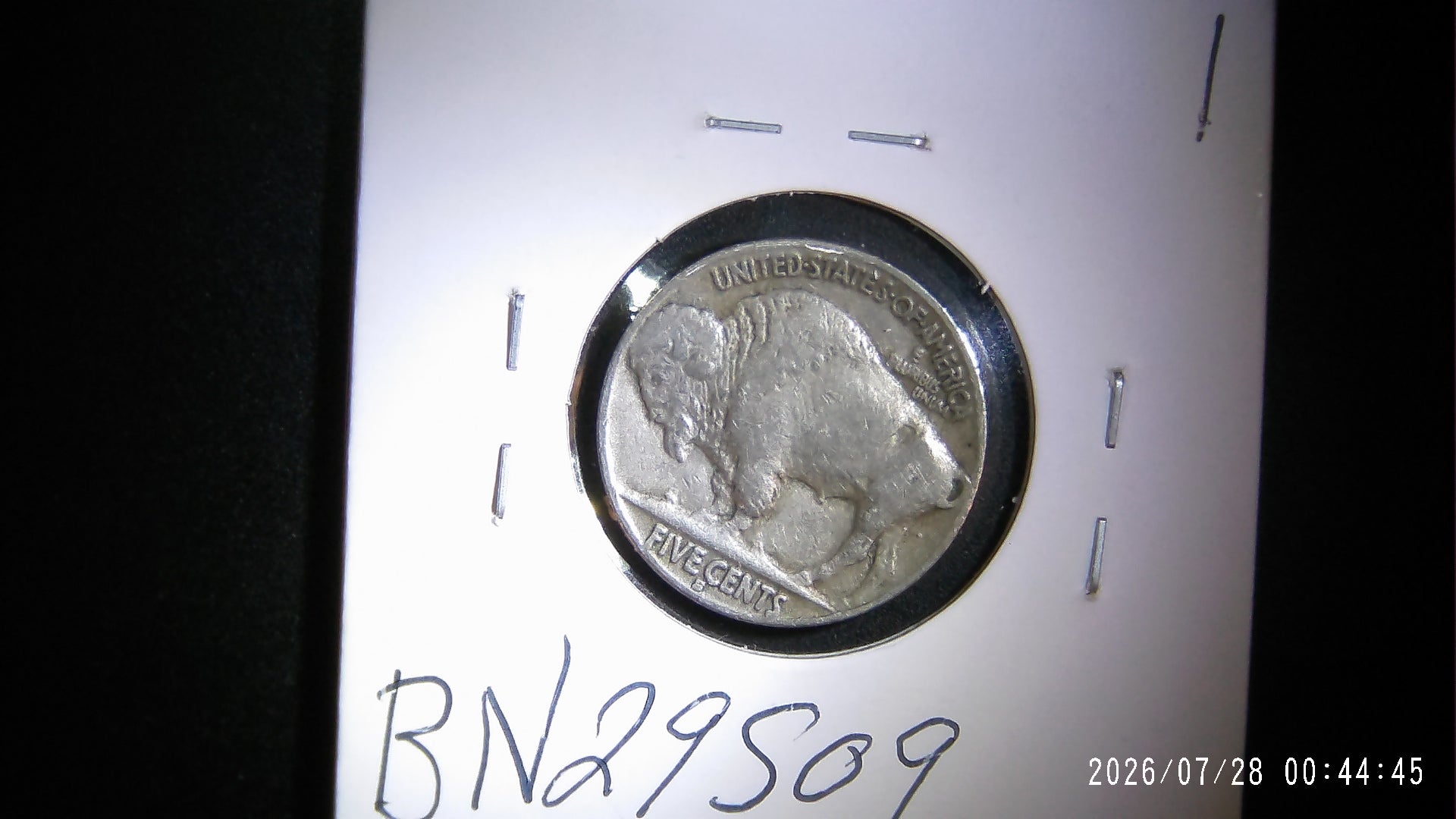 1929-S Buffalo Nickel MS60