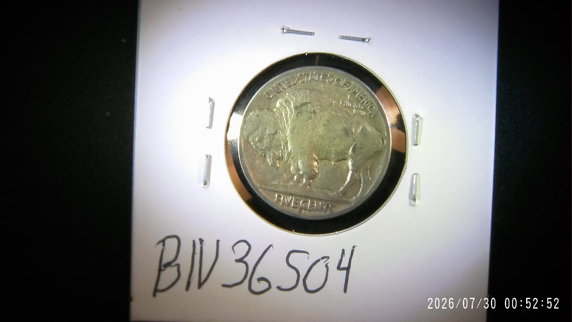 1936-S Buffalo Nickel EF40