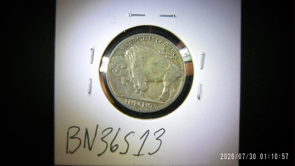 1936-S Buffalo Nickel EF40