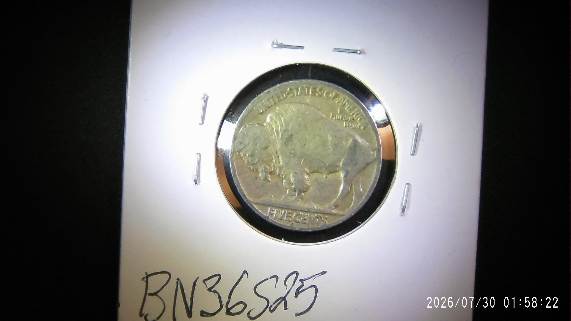 1936-S Buffalo Nickel F12