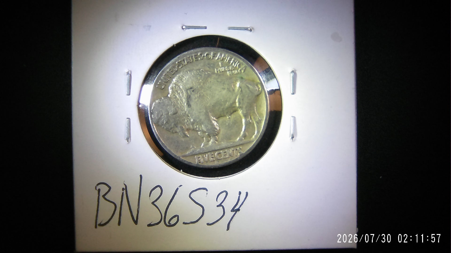 1936-S Buffalo Nickel F12