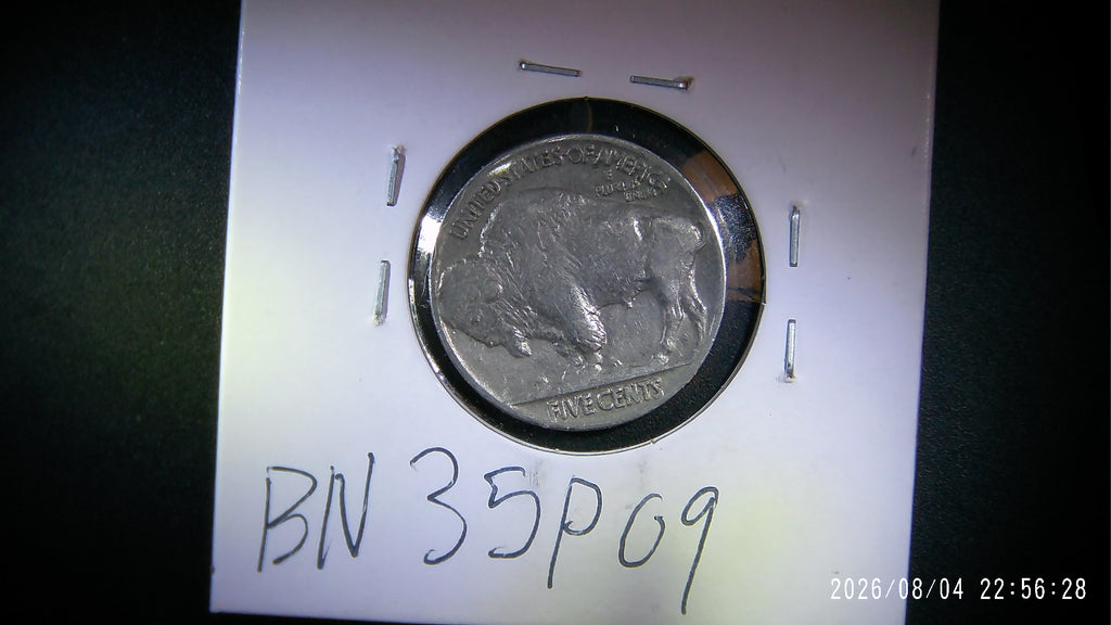 1935-P Buffalo Nickel EF40