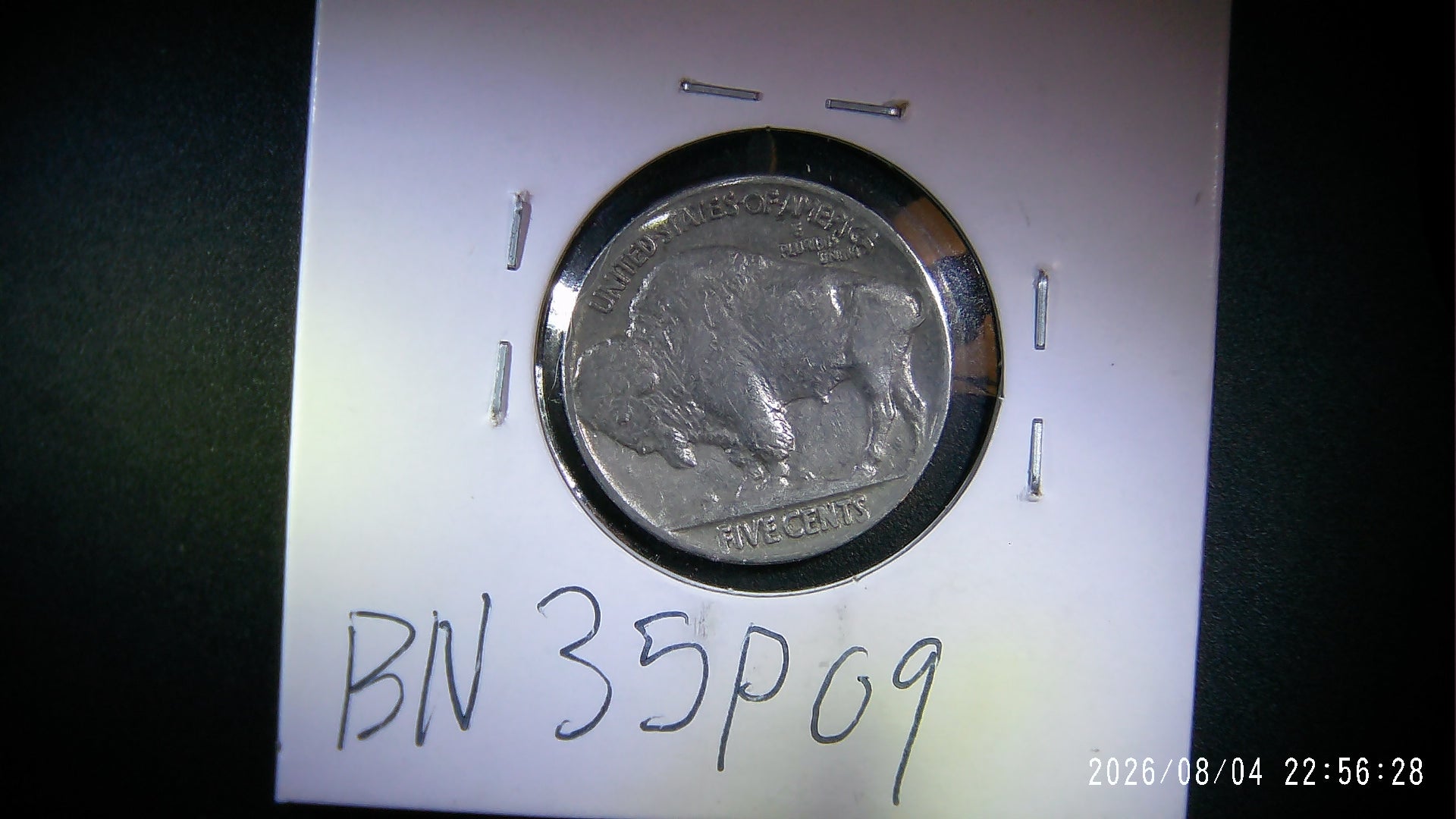 1935-P Buffalo Nickel EF40