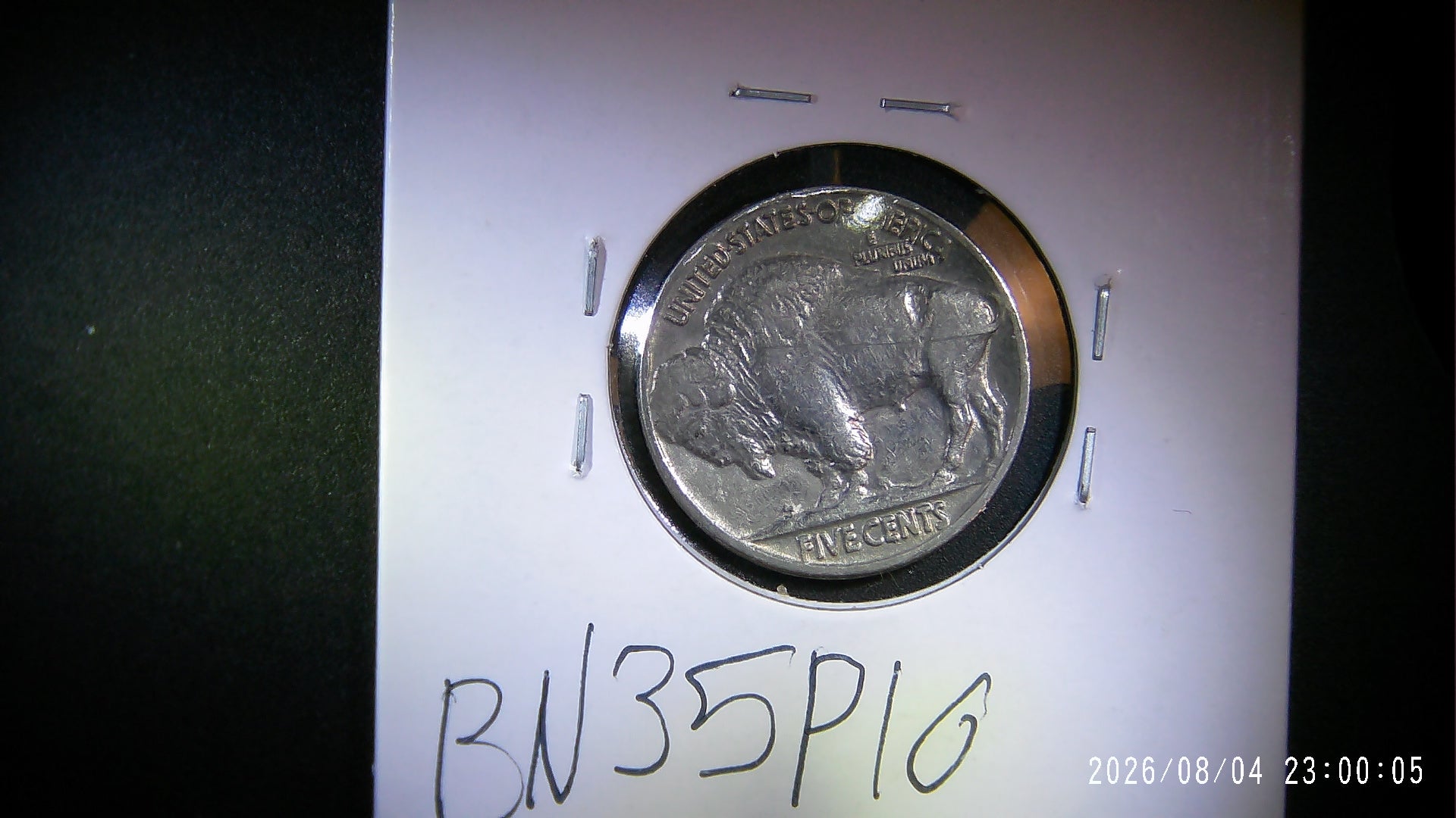 1935-P Buffalo Nickel EF40