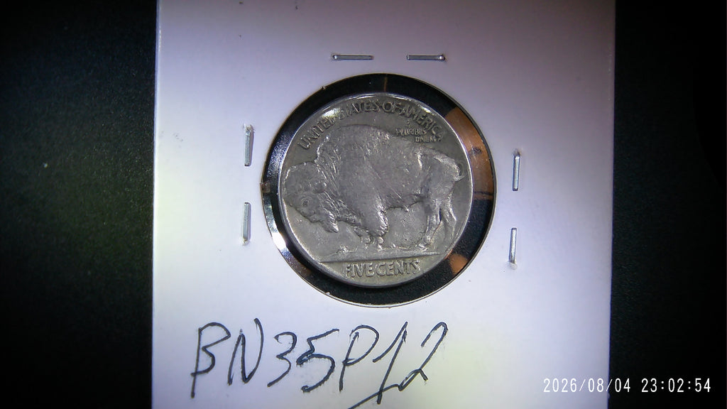 1935-P Buffalo Nickel EF40