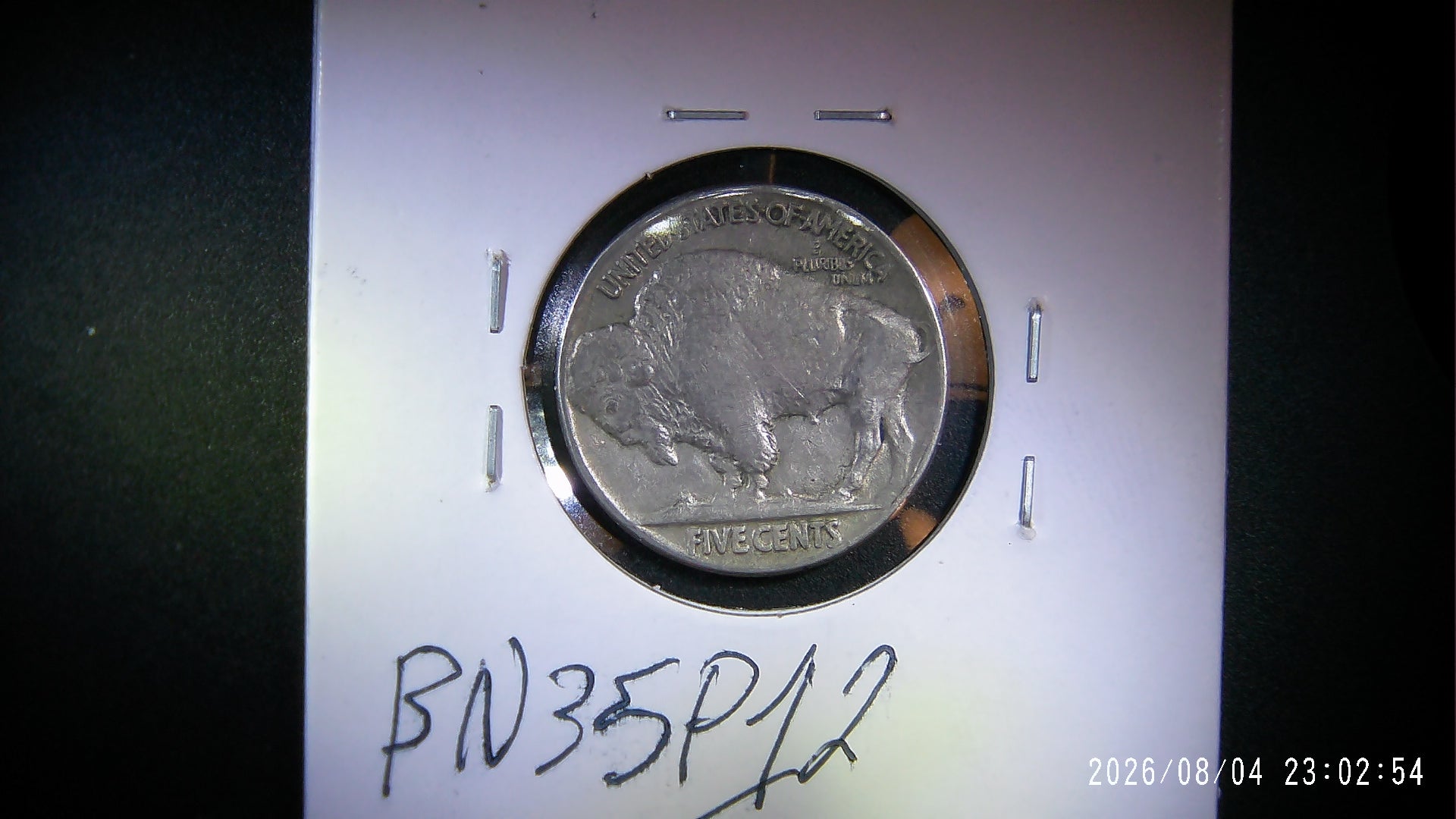 1935-P Buffalo Nickel EF40